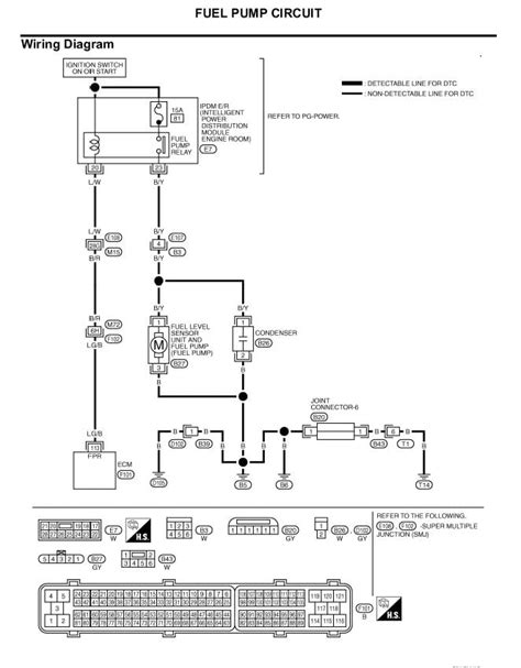 nissan alternator wiring schematic