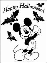 Halloween Coloring Mickey Disney Mouse Pages Color Minnie Printable Print Clipart Kids Happy Traceable Continents Head Colouring Colouringdisney Valentines Colour sketch template