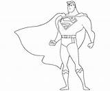 Coloring Superman Outline Symbol Pages Popular sketch template