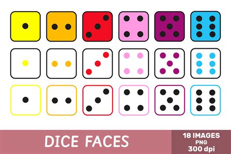 dice clipart graphic  lets   learn creative fabrica