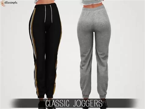 elliesimple classic joggers the sims 4 download simsdomination Симс 4 Симс