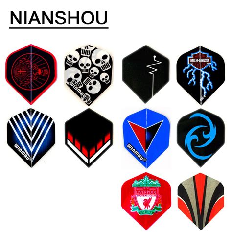 nianshou  pcs  darts flights   kinds   patterns darts flight  shipping