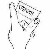 Coloring Pages Vote Elections Surfnetkids Top sketch template