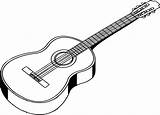 Guitar Electric Outline Drawing Printable Clipartmag sketch template
