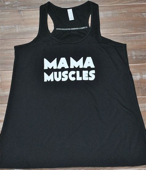 Mama Muscles Shirt Crossfit Tank Top Workout Tank
