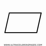 Paralelogramo Parallelogramm Parallelogram Ultracoloringpages sketch template