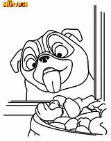 Pug Doug Pugs Ouvrir Animaux sketch template