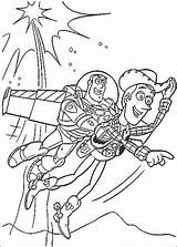 Buzz Woody Lightyear Coloring Sheriff Pages Printable Color Toy Story Colouring Supercoloring sketch template