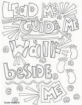 Coloring Pages Doodle Quotes Alley Bible Songs Clipart Christian Primary Walk Doodles Lds Printable Library Word Colouring Adult Color Beside sketch template