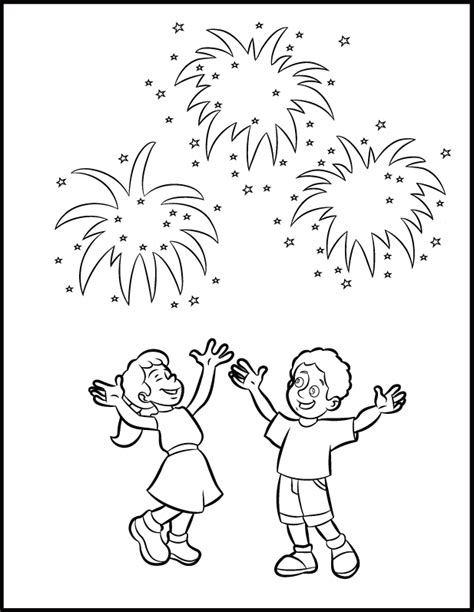 printable fireworks coloring pages coloring home