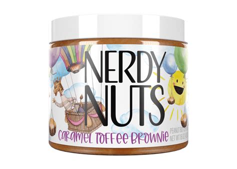 Caramel Toffee Brownie Peanut Butter Treat Nerdy Nuts