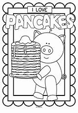 Pancake Coloring Printables Pages Pancakes Ihop Printable Preschool Pajamas Pig Colouring Party Activities Posters Pajama Crafts Color Clip Celebrate Tell sketch template