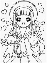 Coloring Pages Cardcaptors Cartoons Easily Book Print sketch template