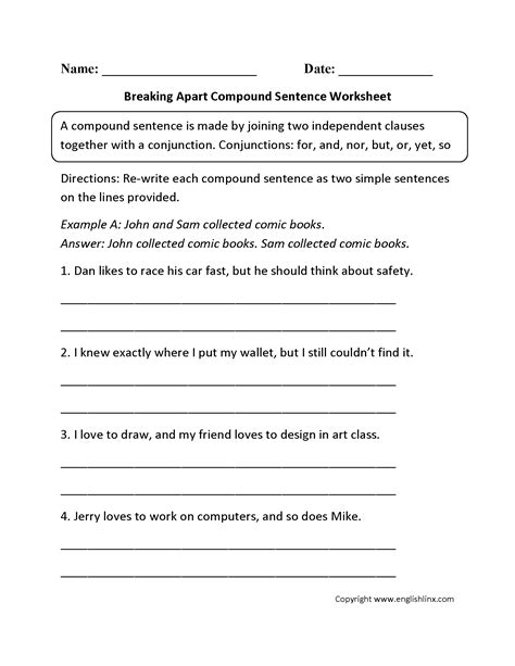 grade sentence structure worksheets worksheetocom