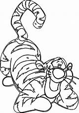 Tigger Coloring Bewildered Wecoloringpage Pages sketch template