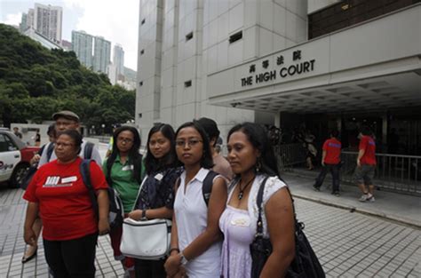 Filipina Maid Wins Landmark Hong Kong Case Business And Economy Al