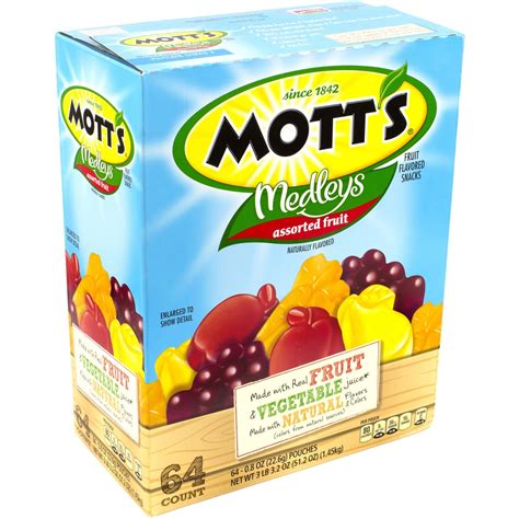 motts medleys fruit snacks assorted fruit  oz  ct walmart