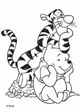 Coloring Pooh Friends Pages Winnie Bear Baby Tigger Disney Halloween Colouring Characters Clipart Kids Cute Para Colorear Detailed Tiger Popular sketch template