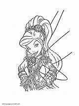 Coloring Pages Fairy Pirate Print Printable Girls Disney Princess sketch template