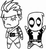 Deadpool Coloring Chibi Angry Happy Wecoloringpage Drawing Getdrawings sketch template