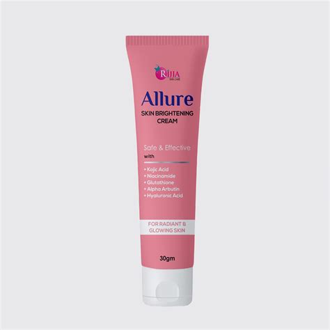 allure skin brightening cream rijja skin care