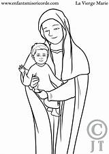Vierge Coloriage sketch template