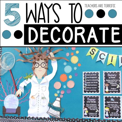 ways  decorate  science teachers  terrific