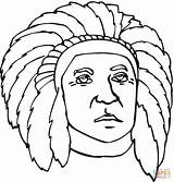 Coloring First Nation Pages Indian Printable sketch template