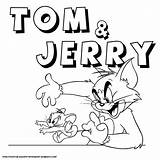 Jerry Tom Coloring Pages Logo Printable Kids Color Spike Easy Artworks Popular Logodix Step Coloringhome sketch template