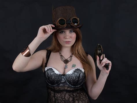 steampunk portrait stock  images  melheflin  deviantart