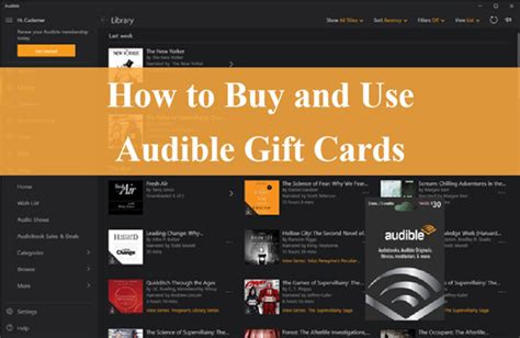 audible gift cards   buy    redeem