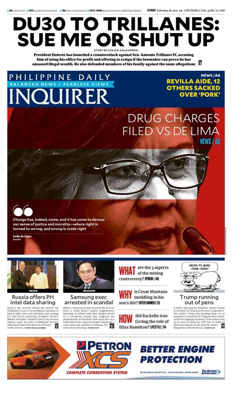 todays paper february   inquirernet
