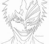 Bleach Coloring Pages Ichigo Anime Lineart Manga Deviantart Color Printable Print Getcolorings Colouring Dragon Ball Getdrawings sketch template