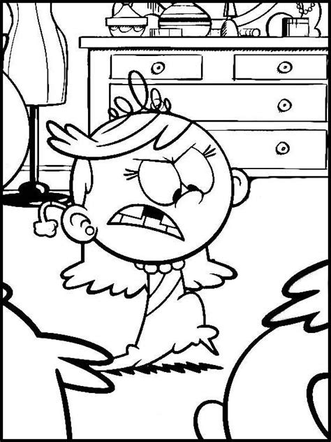 loud house coloring pages    print   sketch