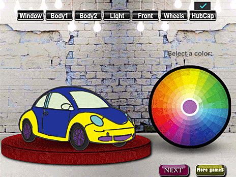 play coloring cars game  ycom