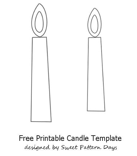 candle templates  print card making pinterest