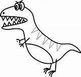 Drawings Line Animals Simple Rex Clip Pinclipart Clipart Transparent sketch template