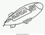 Zeppelin Malvorlage Flugzeuge Transportmittel Kategorien Ausmalen sketch template