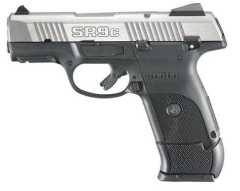 ruger src compact pistol mm  barrel stainless steel  mag impact guns