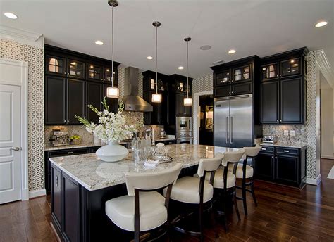 classy projects  dark kitchen cabinets luxury home remodeling sebring design build