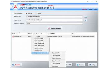 Free PDF Password Remover screenshot #0