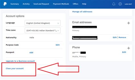 delete  close paypal account permanently  web world