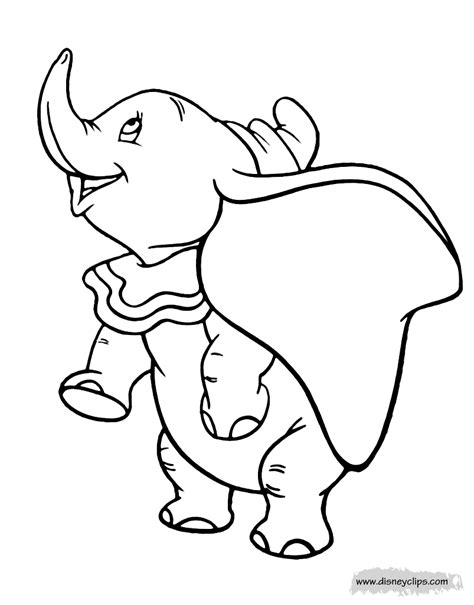 dumbo coloring pages disneys world  wonders