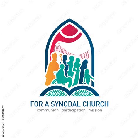 synod logo synodality church logo   synodal church communion