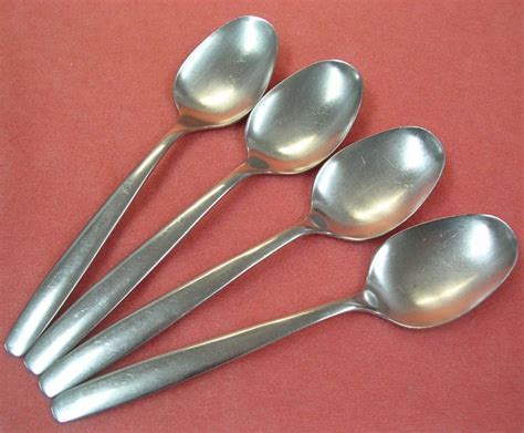 international ins 14 ins14 insico stainless 4 teaspoons flatware silverware