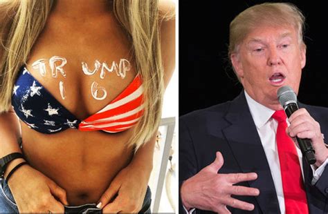 Babes For Trump Scantily Clad Babes Pledge Their Support For Donald