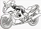 Motorbike Chopper Getcolorings sketch template