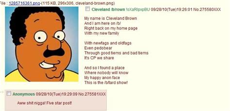 My Name Is Cleveland Brown Cleveland Show Song