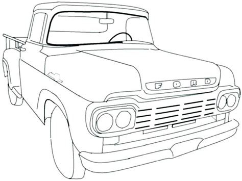ford truck coloring pages  getcoloringscom  printable