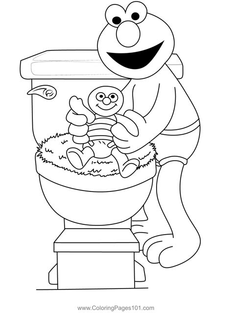 baby diapers elmo coloring page  kids  elmo printable coloring